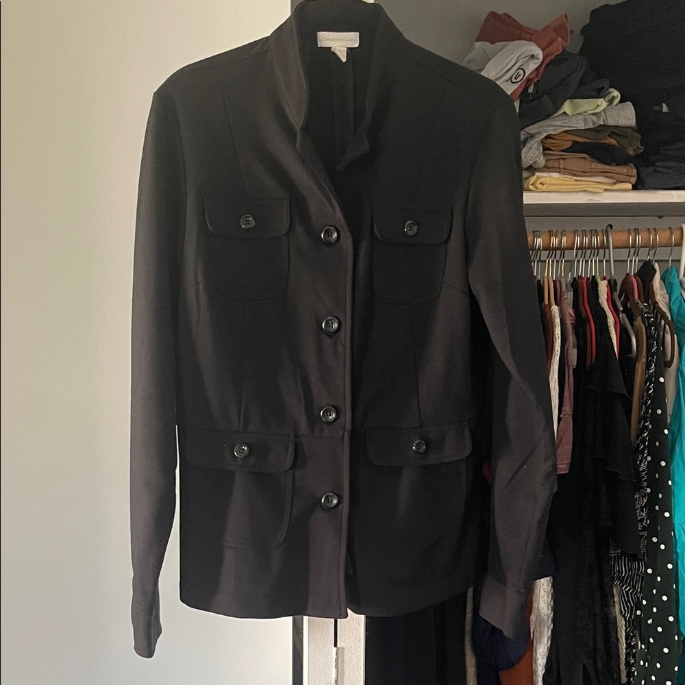 Charter Club black Jacket